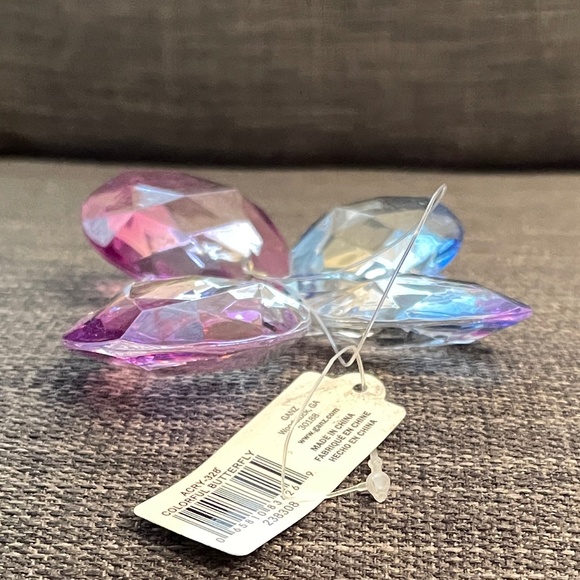 NEW Ganz Crystal Expressions Colorful Crystal Butterfly Ornament - Picture 5 of 5